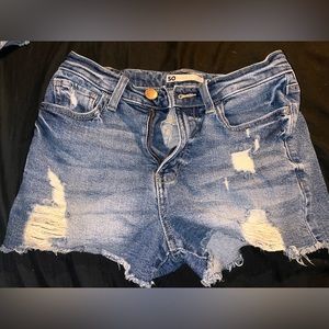 SO jean shorts